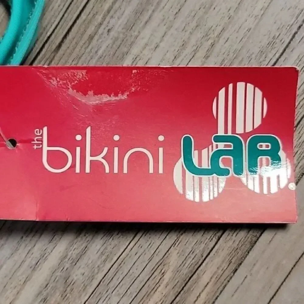 The Bikini Lab Ruched Bikini Top Sz L